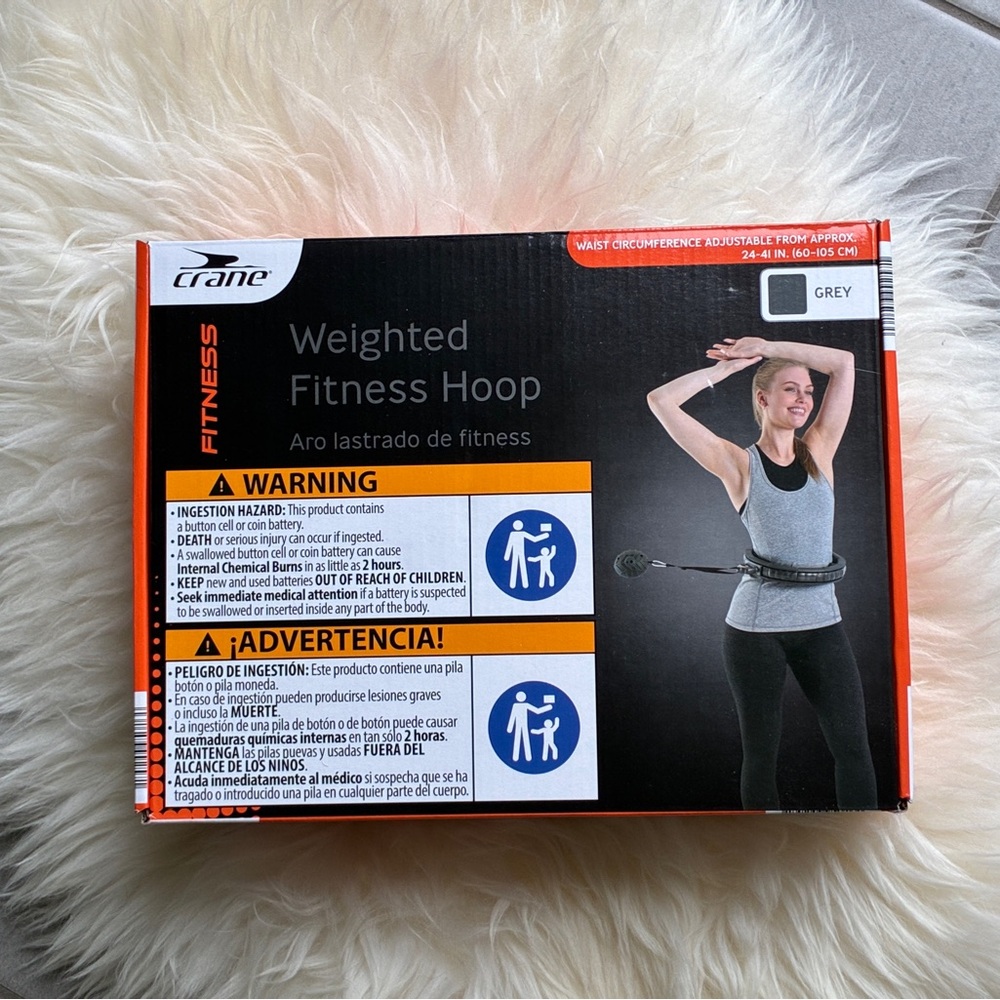 Crane Weighted Fitness Hoop - Grey